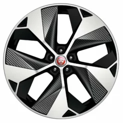 Jaguar 22" Leichtmetallfelge "Style 5069", 5 Speichen, Karbon-Einsätze, I-Pace