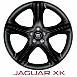 Jaguar XK 20"-Leichtmetallfelge "Takoba", Schwarz Hochglänzend