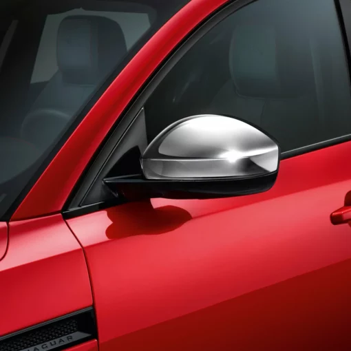 Jaguar E-Pace Spiegelkappen In Chrom-Optik 2 Jaguar E-Pace Spiegelkappen In Chrom-Optik