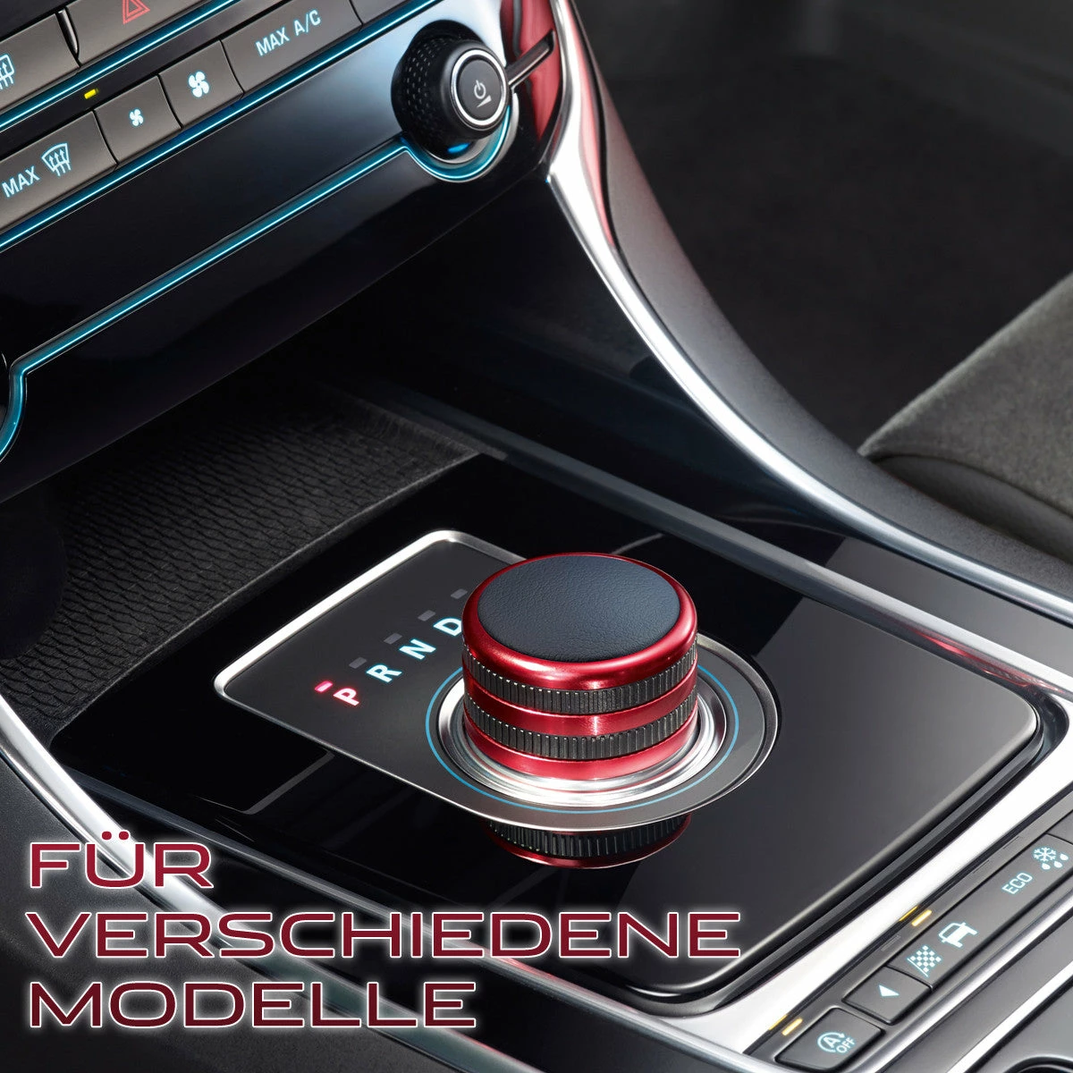 Jaguar F-Pace Gangwahl-Drehschalter – Rot 3 Jaguar F-Pace Gangwahl-Drehschalter – Rot