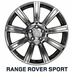 Land Rover 21" Leichtmetallfelge 9-Speichen-Design "Machine Polished Finish"