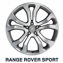 Land Rover 22" Leichtmetallfelge 5- Doppelspeichen-Design "Ceramic Polished Finish" Range Rover Sport 2014 - 2021