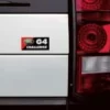Land Rover G4-Schriftzug